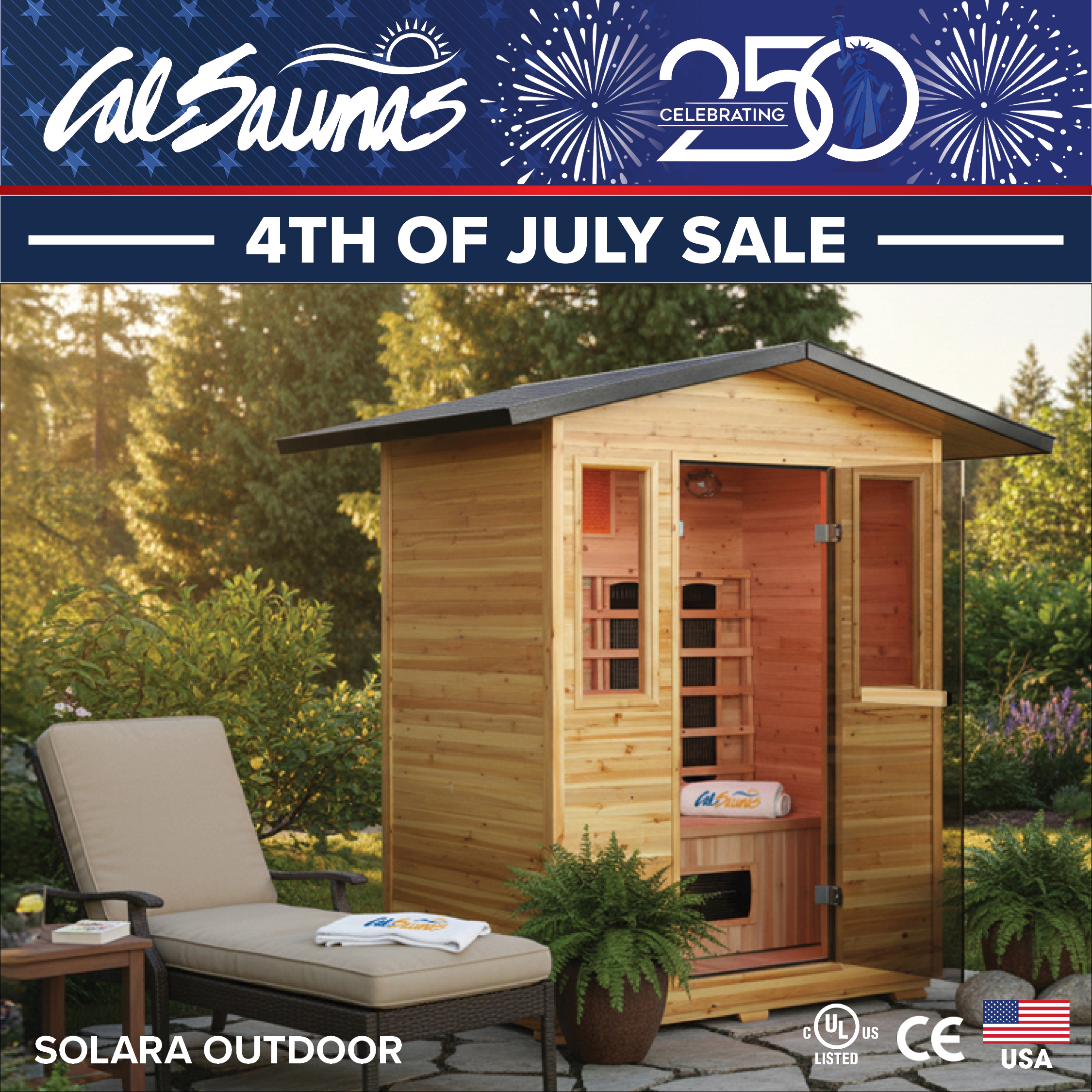 Calspas hot tub being used in a family setting - Sunrise